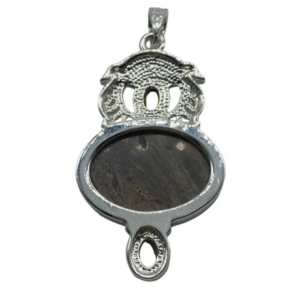Red River Jasper Gemstone Sterling Silver 925 Pendant 2.5in